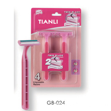 Tianli Twin Blade Fixed Disposable Shaving Razor GB-024